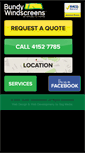 Mobile Screenshot of bundywindscreens.com