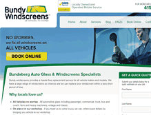 Tablet Screenshot of bundywindscreens.com